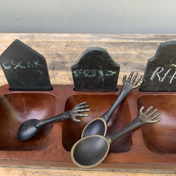 Crate & Barrel Graveyard Appetizer Tray - Picture 4 of 7